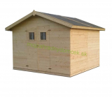 Záhradný drevený domček 3,9x3,9m, (19mm) s oknami, SORIA