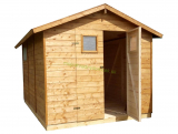 Záhradný drevený domček 2,7x3,9m, (19mm) s oknami, SEVILLA