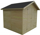 Záhradný drevený domček 3,3x3,3m, (19mm), VALENCIA