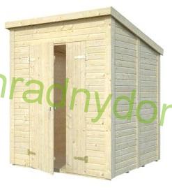 Záhradný drevený domček 3,6 x 3,6 m, 19mm, rovná strecha