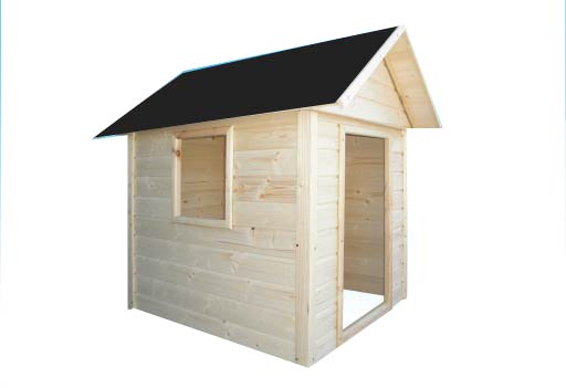 Detský drevený záhradný domček ALEX 1,4 x 1,4m