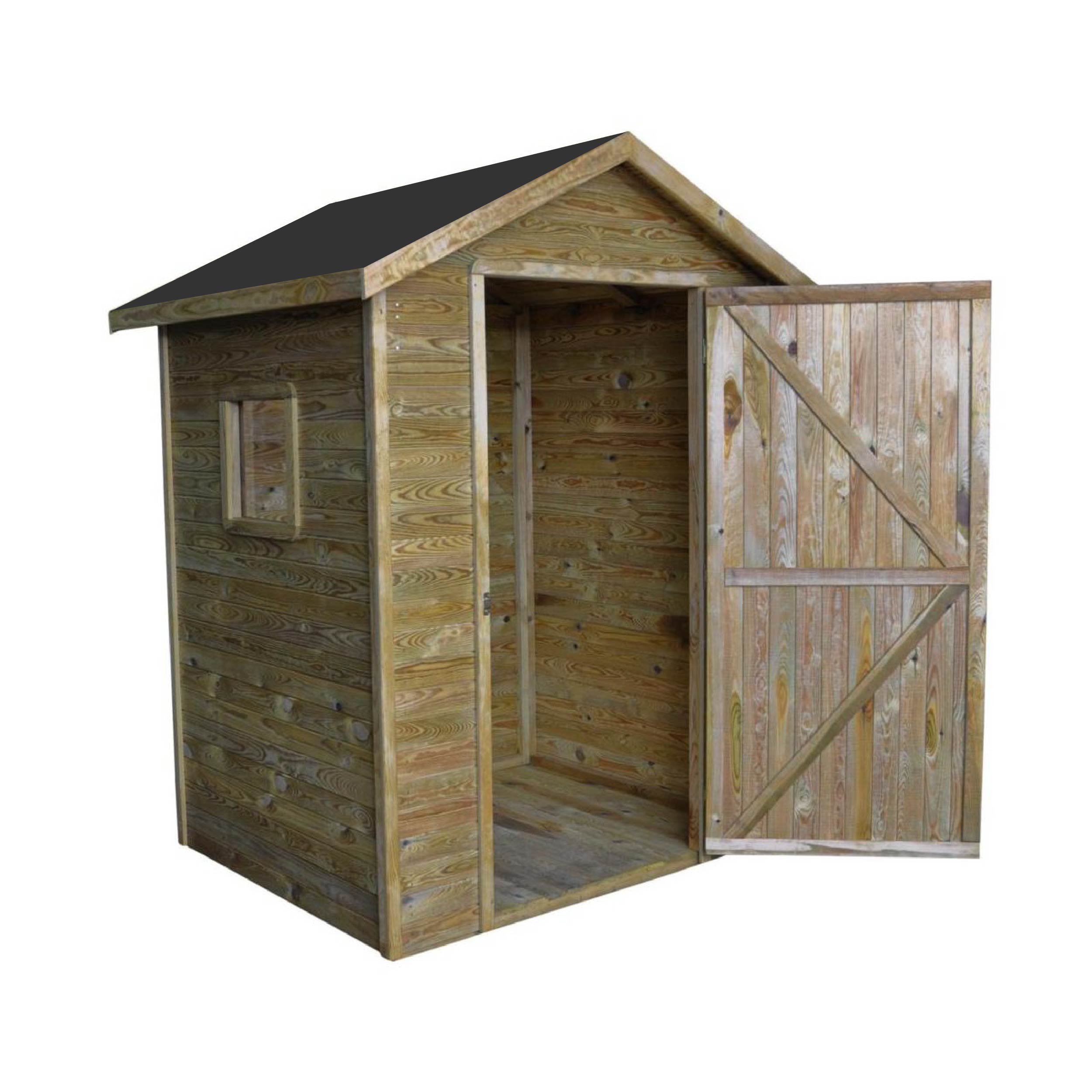 Záhradný drevený domček  1,8x1,8m, (16mm) s oknom, MATARO (ZáHRADNý DREVENý DOMčEK  MATARO (16MM) S)