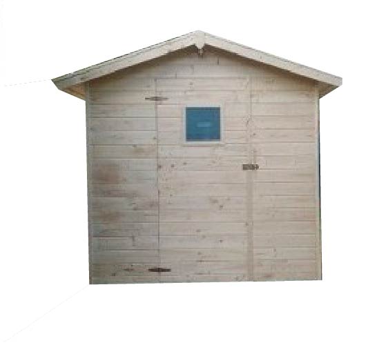 Záhradný drevený domček 2,3x2,3m, (16mm) s oknom, MARBELA (ZáHRADNý DREVENý DOMčEK MARBELA (16MM) S)